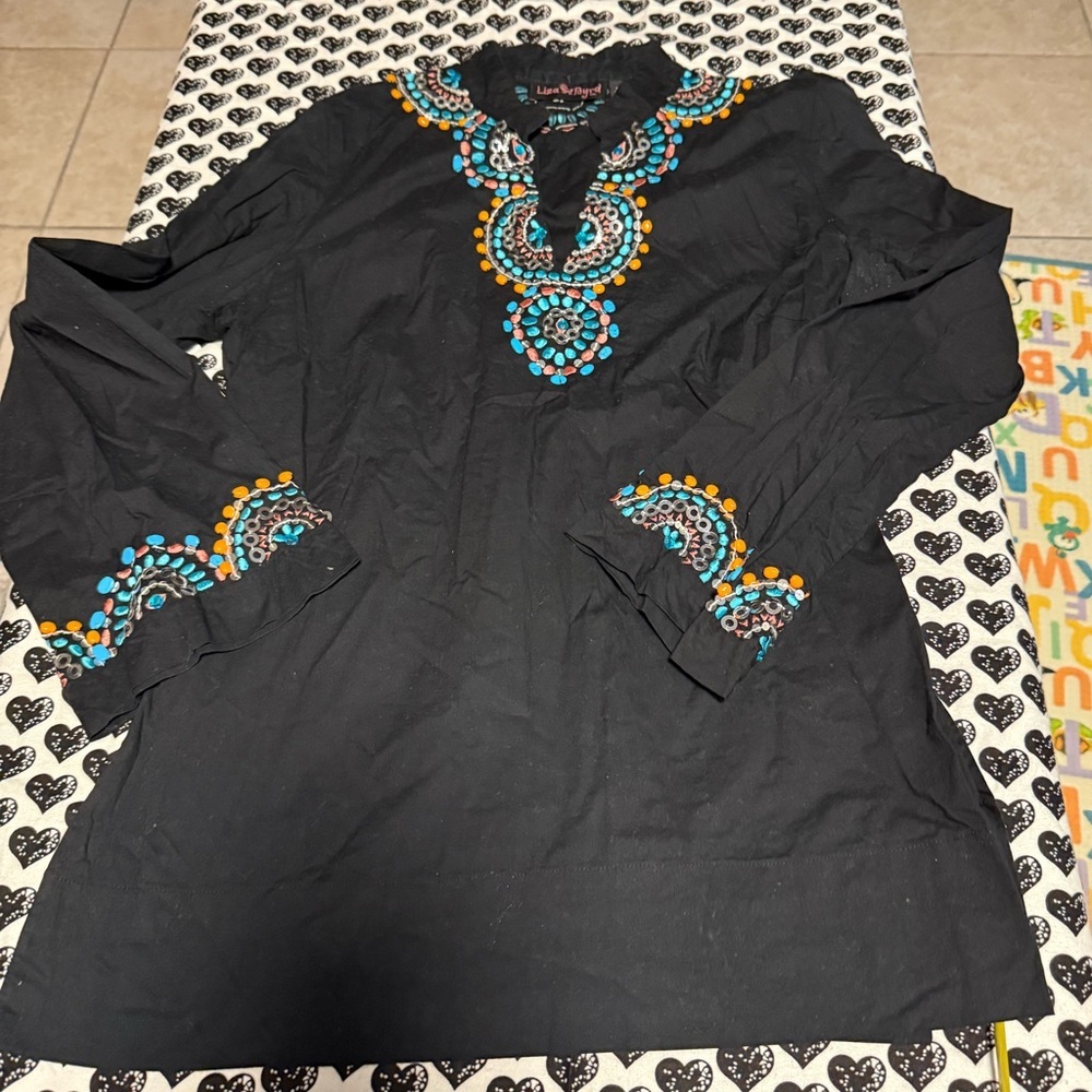Liza & Byrd women’s blouse size XL in excellent condition - Picture 3 of 15